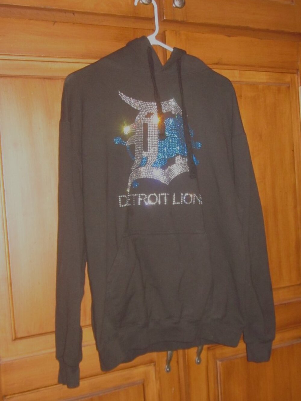 Detroit Lions Rhinestone Sweatshirt Hoodie